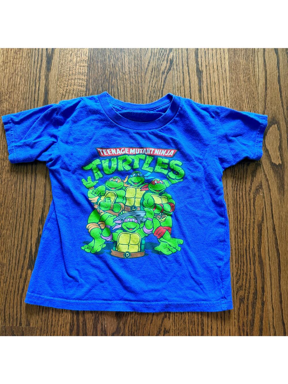 Teenage Mutant Ninja Turtle Blue Short Sleeve T Shirt - 4T